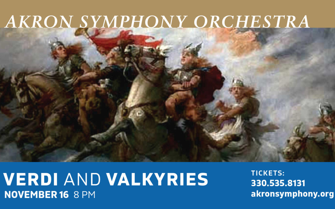 ASO to present Verdi and Valkyries on November 16