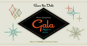 Banner for Akron Symphony Gala 2024